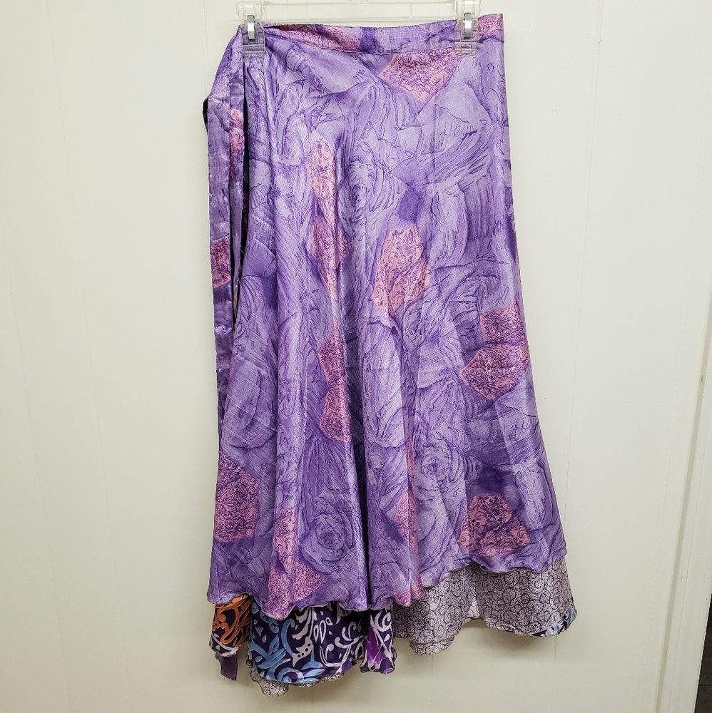 3/$20! NEW! Lilac Magic Wrap Skirt / Dress